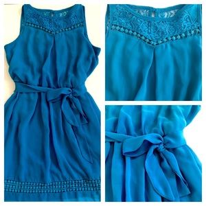 ⬇️🔻SALE🔻GUC Girls IZ Byer Blue Green Dress